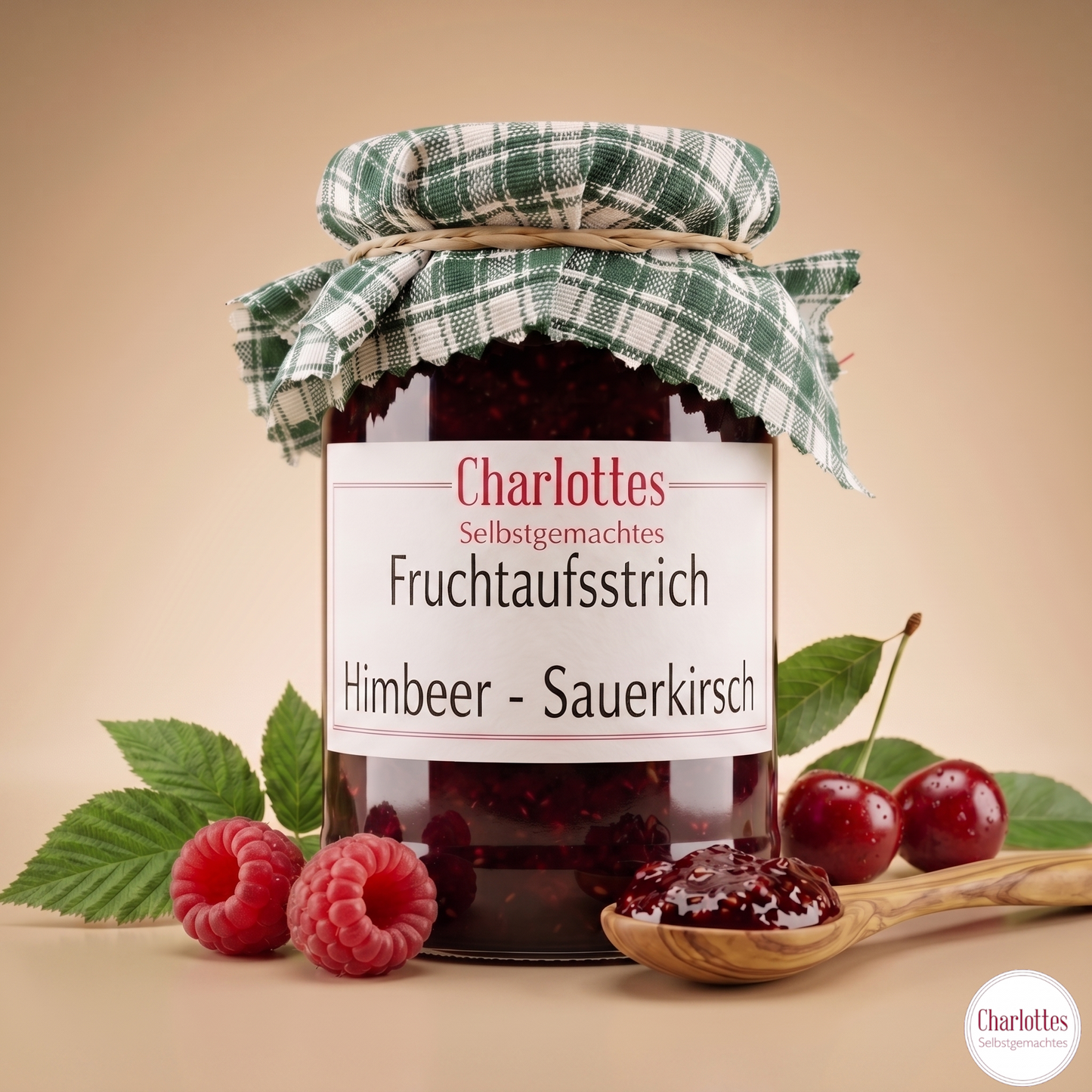 Fruchtaufstrich Himbeer - Sauerkirsch