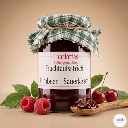 Fruchtaufstrich Himbeer - Sauerkirsch