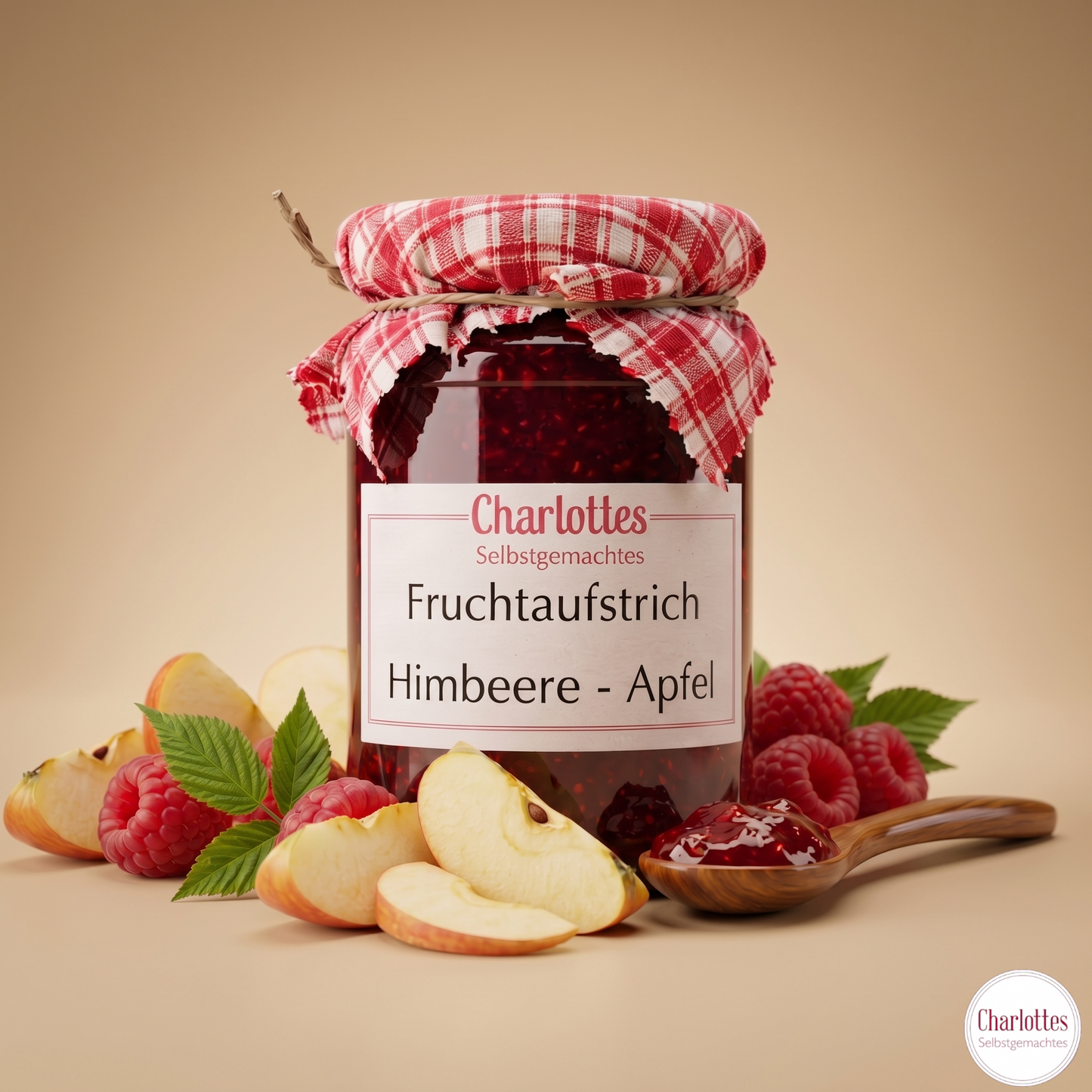 Fruchtaufstrich Himbeere - Apfel