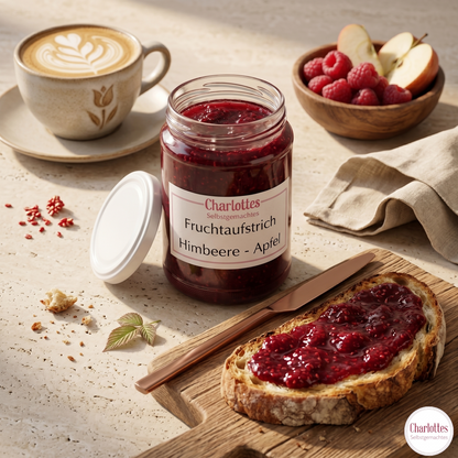 Fruchtaufstrich Himbeere - Apfel