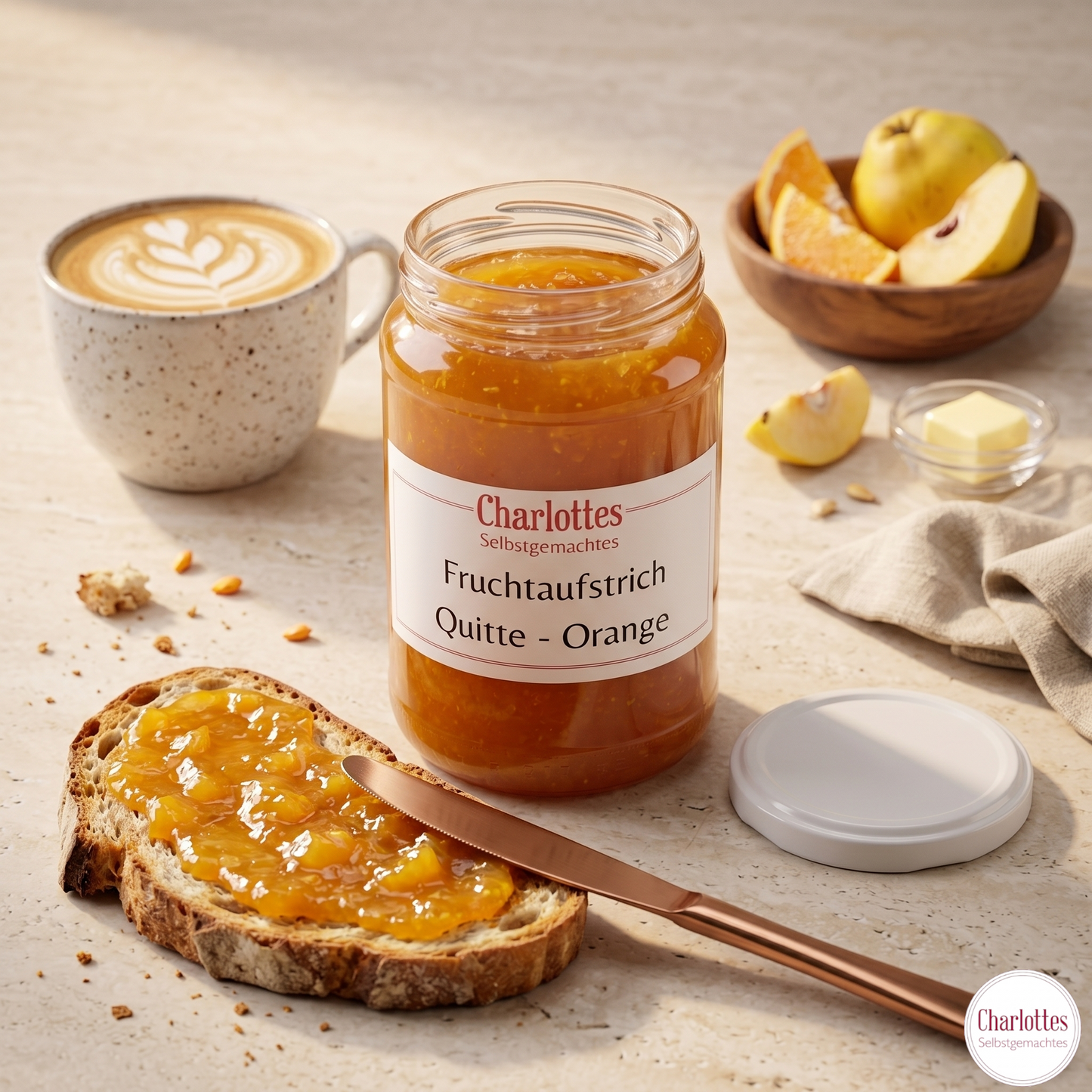 Fruchtaufstrich Quitte - Orange